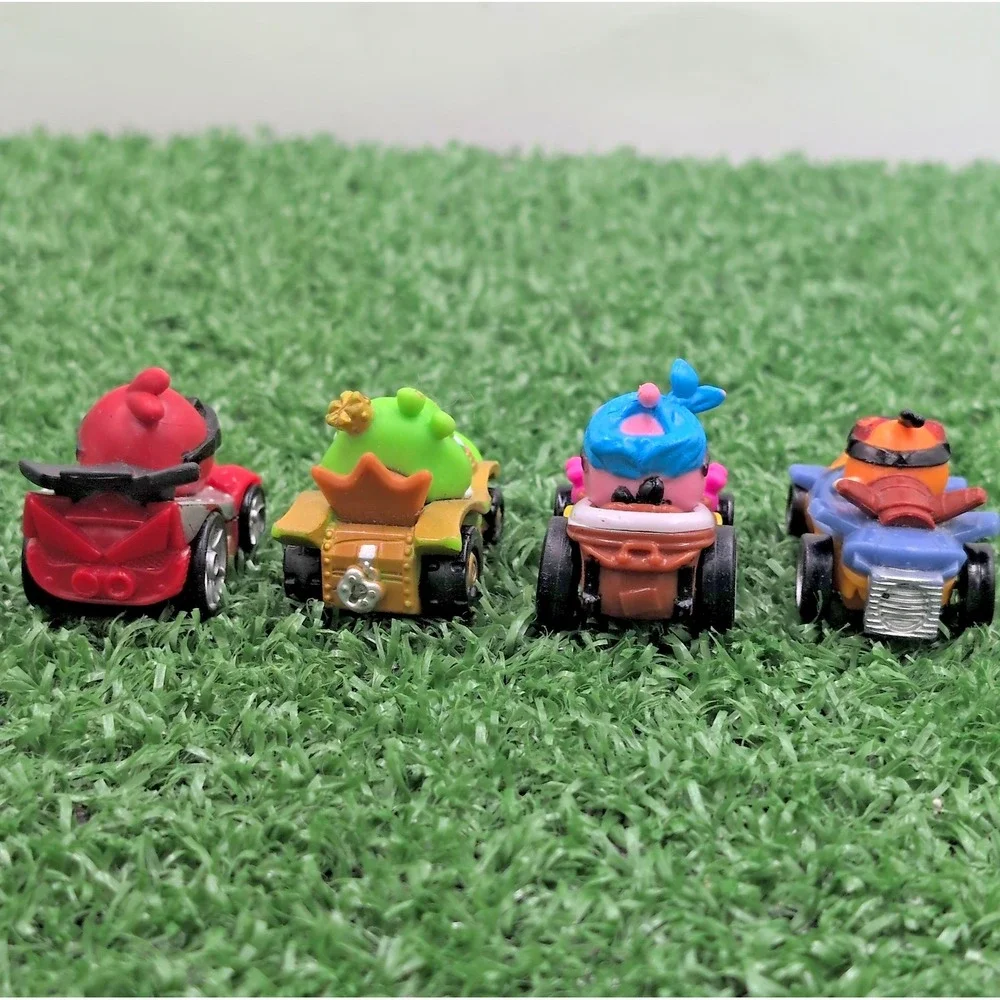 Angry Birds Go Telepods Kart Racer Car Toy Lot Flag Vintage